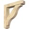 Ekena Millwork Funston Craftsman Rough Sawn Bracket w/ Offset Brace, Douglas Fir, 6"W x 30"D x 30"H BKT0604X30X30FST04RDF - alternate 1